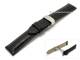 Uhrenarmband 22mm schwarz Alligator-Pr�gung Faltschlie�e CONDOR (Schlie�enansto� 20 mm)