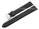 Uhrenarmband XL superlang 22mm schwarz echt Leder abgen�ht von CONDOR (Schlie�enansto� 20 mm)