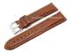 Uhrenarmband 24mm hellbraun Kamel-Narbung gepolstert abgen�ht von CONDOR (Schlie�enansto� 22 mm)