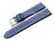 Uhrenarmband 20mm blau Kalbsleder fein genarbt helle Kontrastnaht CONDOR (Schlie�enansto� 18 mm)