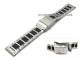Uhrenarmband 20mm Edelstahl silber/schwarz von CONDOR