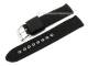 Uhrenarmband 18mm schwarz Textilsynthetik abgen�ht von CONDOR (Schlie�enansto� 18 mm)