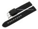 Uhrenarmband XL 20mm schwarz Textilsynthetik abgen�ht von CONDOR (Schlie�enansto� 20 mm)