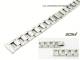Uhrenarmband 14mm Edelstahl ROWI poliert elegantes Design