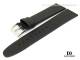 Ersatzarmband Danish-Design 20mm schwarz Leder glatt f�r IQ13Q521, IQ12Q521