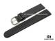 Ersatzarmband Danish-Design 20mm schwarz Leder/Synthetik glatt f�r IQ12Q720, IQ13Q720