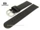 Ersatzarmband Danish-Design 20mm schwarz Leder/Synthetik glatt f�r IQ13Q772