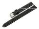 Uhrenarmband XL 14mm schwarz B�ffelleder genarbt (Schlie�enansto� 14 mm)