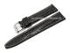 Uhrenarmband 20mm schwarz Haifisch-Pr�gung (Schlie�enansto� 18 mm)