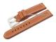 Uhrenarmband 18mm hellbraun Leder Aviator-Look (Schlie�enansto� 18 mm)