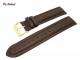 Uhrenarmband 18mm dunkelbraun Di-Modell \