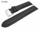 Uhrenarmband 20mm schwarz Di-Modell \