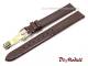 Uhrenarmband 14mm dunkelbraun echt Eidechse Klassik ohne Naht von Di-Modell (Schlie�enansto� 12 mm)