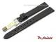 Uhrenarmband 14mm schwarz echt Eidechse Klassik ohne Naht von Di-Modell (Schlie�enansto� 12 mm)