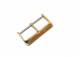 Dornschlie�e (HeDS-2005) Standard 22mm Edelstahl goldfarben poliert