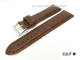 Uhrenarmband 22mm dunkelbraun EULIT \