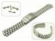 Uhrenarmband Edelstahl 20-22mm Wechselansto� rund/gerade teilweise poliert