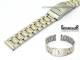 Uhrenarmband 20mm Edelstahl bicolor teilweise poliert von Eichm�ller