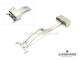 Faltschlie�e JUNGHANS 20mm Edelstahl poliert f�r 011/1801, 012/1805, 017/1010, 035/1800 etc.