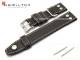 Uhrband HAMILTON 21mm dunkelbraun genarbt f�r H60455533, H60455593