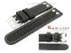 Ersatzband HAMILTON 22mm schwarz genarbt mit Nieten f�r H77646733