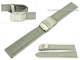 Uhrenarmband 24mm grau Alligator-Pr�gung Faltschlie�e (Schlie�enansto� 22 mm)