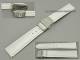 Uhrenarmband 16mm wei� Alligator-Pr�gung Faltschlie�e (Schlie�enansto� 16 mm)