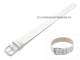 Uhrenarmband 14mm wei� glatt Leder-Durchzugsband (Schlie�enansto� 14 mm)