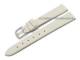 Uhrenarmband 12mm creme Kalbsleder flach (Schlie�enansto� 10 mm)