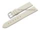 Uhrenarmband 20mm creme Kalbsleder flach (Schlie�enansto� 18 mm)