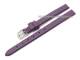 Uhrenarmband 08mm lila Kalbsleder flach (Schlie�enansto� 08 mm)