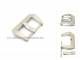 PREISTIPP: Breitdornschlie�e (HeBD-2017) passend f�r Panerai 22mm Edelstahl fein geb�rstet