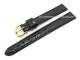 Sonderangebot: Uhrenarmband 13mm schwarz Krokopr�gung seidenglanz (Schlie�enansto� 12 mm)