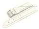 Uhrenarmband 20mm wei� wasserfest (Schlie�enansto� 18 mm)