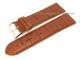 Uhrenarmband XL 26mm hellbraun Alligator-Pr�gung matt (Schlie�enansto� 24 mm)