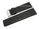 Uhrenarmband  XL 30mm schwarz Alligator-Pr�gung matt (Schlie�enansto� 28 mm)