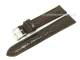 Uhrenarmband 24mm dunkelbraun Leder gepr�gt African-Croco (Schlie�enansto� 22 mm)