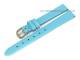 Uhrenarmband 14mm hellblau Kalbsleder flach (Schlie�enansto� 12 mm)