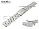 Uhrenarmband 18mm Edelstahl silber Massiv-Optik von HERZOG