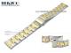Uhrenarmband 20mm Edelstahl bicolor Massiv-Optik von HERZOG