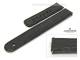 Ersatzband Junghans 16mm schwarz Leder Teju-Pr�gung f�r 037/3300, 037/4410, 037/5200, 037/7430 etc.