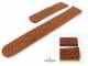 Ersatzband Junghans 20mm braun Leder Strau�-Pr�gung f�r 025/4221, 025/4300, 025/4301, 025/4302