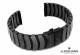 Ersatzband Junghans 20mm schwarz Keramik/Silikon f�r Modell 018/1031, 018/1032, 018/1110 etc.