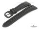 Ersatzband Junghans 20mm schwarz Leder glatt mit Dornschlie�e f�r 050/2900, 050/2991, 050/2992 etc.