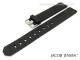 Ersatzband JACOB JENSEN 16mm Kautschuk schwarz Schlie�e goldfarben f�r 600/700er Serie