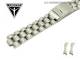 Ersatz-Uhrenarmband JUNKERS 20mm Edelstahl massiv mit Rundansto� f�r 6204, 6210, 6212, 6214