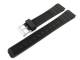 Uhrenarmband 16mm schwarz f�r CASIO etc. PVC
