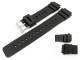 Uhrenarmband 18mm schwarz f�r CASIO etc. PVC