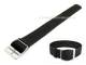 Uhrenarmband 18mm schwarz Perlon-Durchzugsband wasserfest