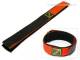 Uhrenarmband 22mm orange Klettverschluss